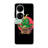 Husa compatibila cu Huawei Mate 40 model I&amp;#039;m a Loki Adopt me, Silicon, TPU, Viceversa, Transparent, Carcasa