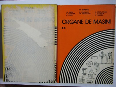 ORGANE DE MASINI de D. MOCANU, SP. CRETU, C. RACOCEA..... , 2 VOLUME foto