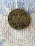 Moneda FRANTA 50 CENTIMES 1923