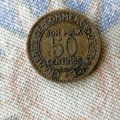 Moneda FRANTA 50 CENTIMES 1923