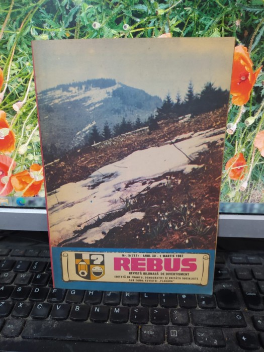 Rebus, revistă bilunară de divertisment, 1 martie 1987, nr. 5, 713, anul 30, 151