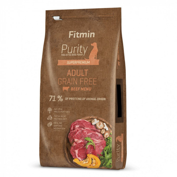 Fitmin Purity Adult Beef Grain Free 2 kg