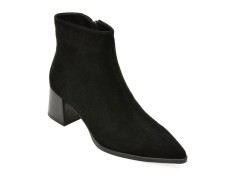 Botine FLAVIA PASSINI negre, AC6510, din piele intoarsa