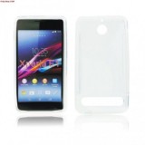 Husa Silicon Transparent S-Line Sony Xperia E1 (D2005) Protectie Telefon