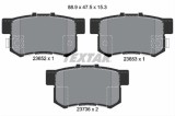 Set placute frana TEXTAR 2365201