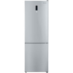 Combina frigorifica Daewoo DNF-310MEX-1, 310 l, Total No Frost, Control electronic, Iluminare LED, Clasa E (Inox) foto