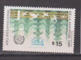 ANUL INTERNATIONAL AL TINERETULUI 1985 CHILE MI. 1097 MNH, Nestampilat