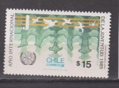 ANUL INTERNATIONAL AL TINERETULUI 1985 CHILE MI. 1097 MNH