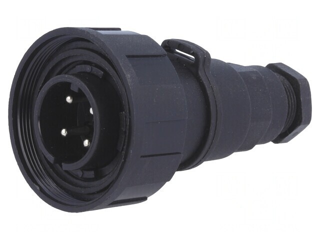 Conector circular mufă tată 4 pini cu filet interior