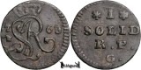 1768 G, 1 Szeląg Koronny - Stanisław August Poniatowski - Regatul Poloniei
