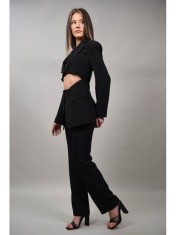 PANTALONI COSTUM MILANO S Negru