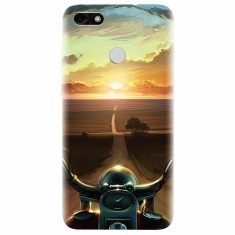Husa silicon pentru Huawei Y6 Pro 2017, Country Road