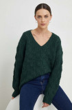 Cumpara ieftin Answear Lab pulover de lana culoarea verde