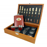 Set Cadou Masonic Premium: ?ah, Flacon, Pahare - Grad 33
