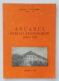 ANUARUL LICEULUI ' FRATII BUZESTI ' 1882 - 1992 , APARUT 1992