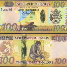 INSULELE SOLOMON █ bancnota █ 100 Dollars █ 2013 █ P-36 █ semnatura 11 █ UNC