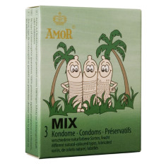 Prezervative AMOR MIX 3 buc.