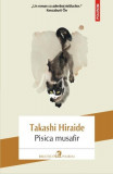 Pisica musafir roman Takashi Hiraide carte beletristica Polirom coperta paperback brosata