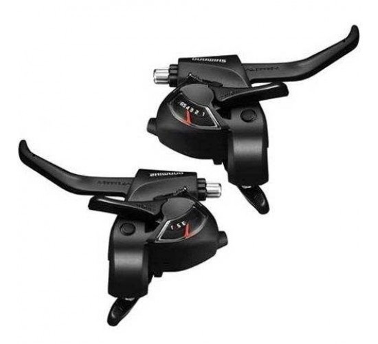 Set Maneta Schimbator/Frana Shimano Tourney St-Ef41, 7X3 Vit., 2 Degete, Pt. Fra... Cod:ESTEF41P7AL