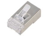 Conector RJ45 Cat 6 ecranat de trecere