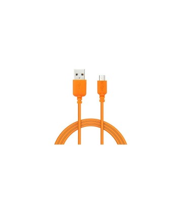 Cablu de date de la USB 2.0 la Micro USB-Lungime 2 Metri-Culoare Portocaliu foto