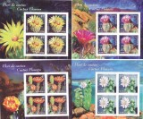 FLORI DE CACTUS,SET MINICOLI,2017,Lp.2160b, MNH ** ROMANIA., Flora, Nestampilat