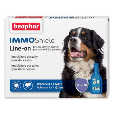 BEAPHAR IMMO SHIELD Line-on DOG &amp;bdquo;L&amp;ldquo; 3 x 4,5 ml foto