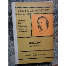 BALZAC - MOS GORIOT CARTONATA