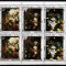 DB1 Pictura Tchad Ciad Bruegel Flori Supratipar Auriu MS MNH