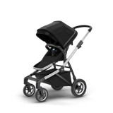 Carucior sport Thule Sleek Midnight Black, pliabil si reversibil