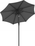 Cumpara ieftin Umbrela de soare, Songmics, 30 grade, 210 cm, UPF 50+, Gri
