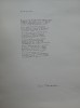 Manuscris de expozitie scris olograf de poetul Ioan Alexandru, poezia Vita de vie
