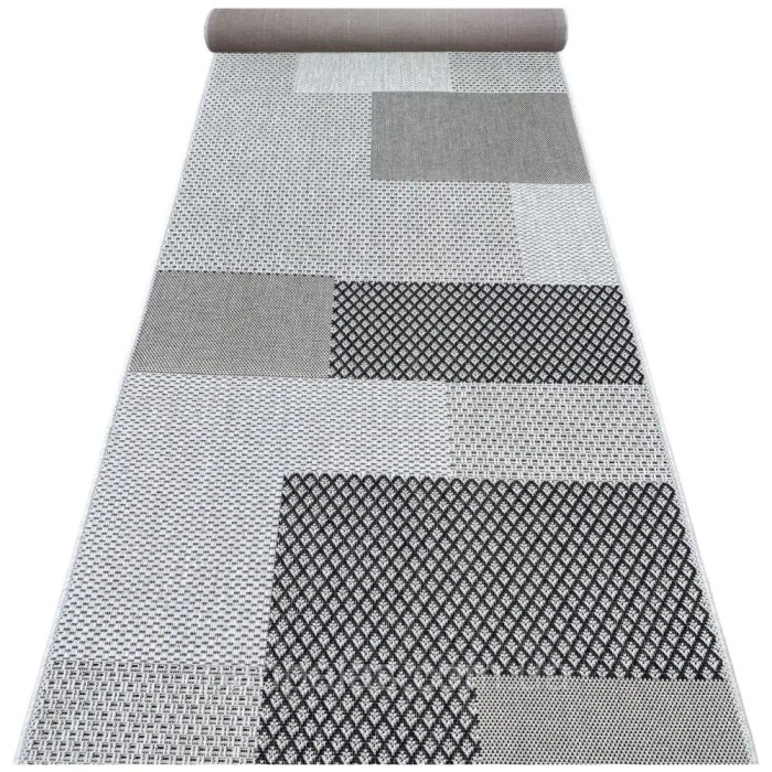 Traversa Antiderapanta Flex, 19645, Gri, Latime 67 cm, Diverse Lungimi