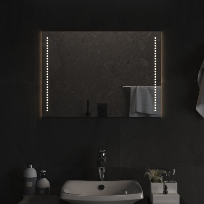 vidaXL Oglinda de baie cu LED, 50x70 cm 3154048