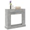 Gossi masca de semineu, gri beton, 100x30x87,5 cm, lemn prelucrat