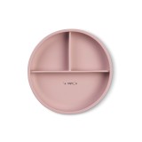 Farfurie diversificare divizata din silicon alimentar cu ventuza, anti-alunecare, Saro Nature - , A, &oelig;Food Fun, Blossom