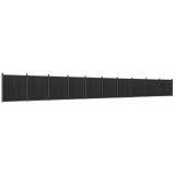 Cumpara ieftin Panou pentru gard, gri, 1737x186 cm, WPC