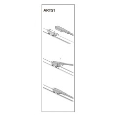 Stergator parbriz pasager OPEL CORSA D Hatchback 07 2006,z COD:ART51 16