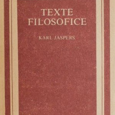 Texte filosofice alese - Karl Jaspers