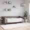 Gossi cadru de pat, gri taupe, 100 x 200 cm, material textil