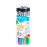 Cumpara ieftin Set 72 pensule multicolore, Starpak