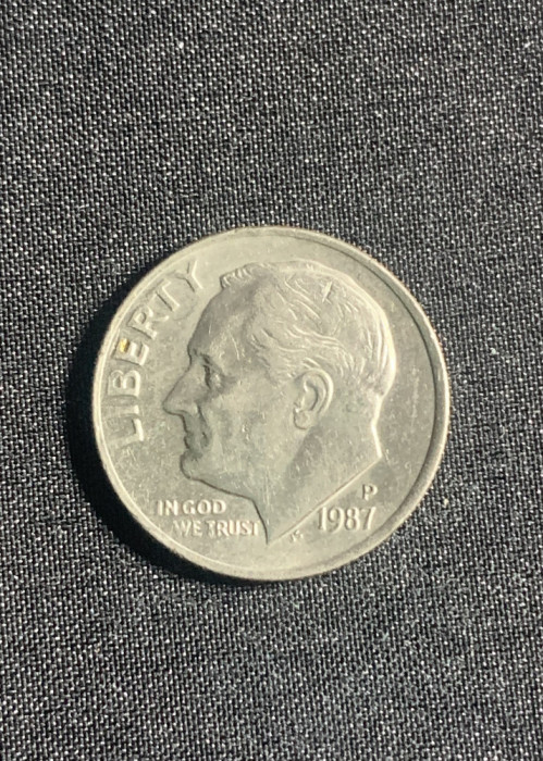 Moneda One Dime 1987 USA