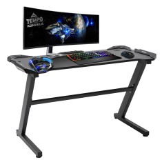 Birou PC birou gaming, negru, JADIS foto
