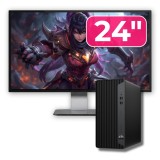 Pachet PC Second Hand HP ProDesk 400 G7 MT i5-10500, 8GB, SSD 256GB, Monitor 24"