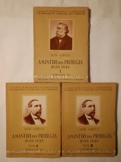 Ion Ghica - Amintiri din pribegia după 1848 (comentate de Olimpiu Boitoș; 3 vol.) foto