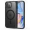Husa iPhone 15 ESR Classic Hybrid HaloLock, negru frost