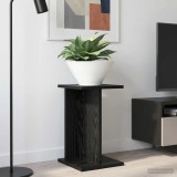 vidaXL Suport pentru plante Stejar Negru 25 x 25,5 x 40,5 cm 899676