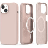 Husa Tech-Protect Silicone MagSafe pentru Apple iPhone 15 Plus Candy Pink, Roz, Silicon, Carcasa