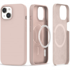 Husa Tech-Protect Silicone MagSafe pentru Apple iPhone 15 Plus Candy Pink