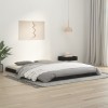 VidaXL Cadru de pat, negru, 150x200 cm, King Size, lemn masiv de pin 823443
